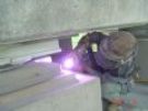 橋樑盤式支承現場電弧鋅鋁熔射防蝕維修工程施作